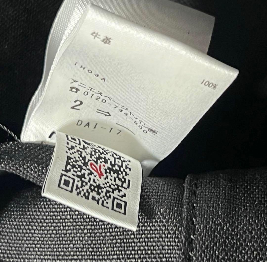 【極美品】agnes b. レザーバッグ　ニュースボーイ