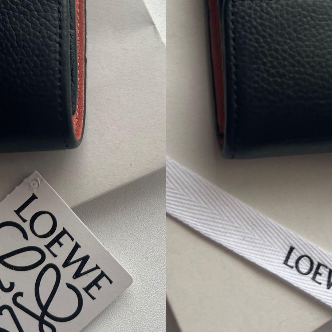 21 美品 LOEWE ロエベ 3つ折り財布