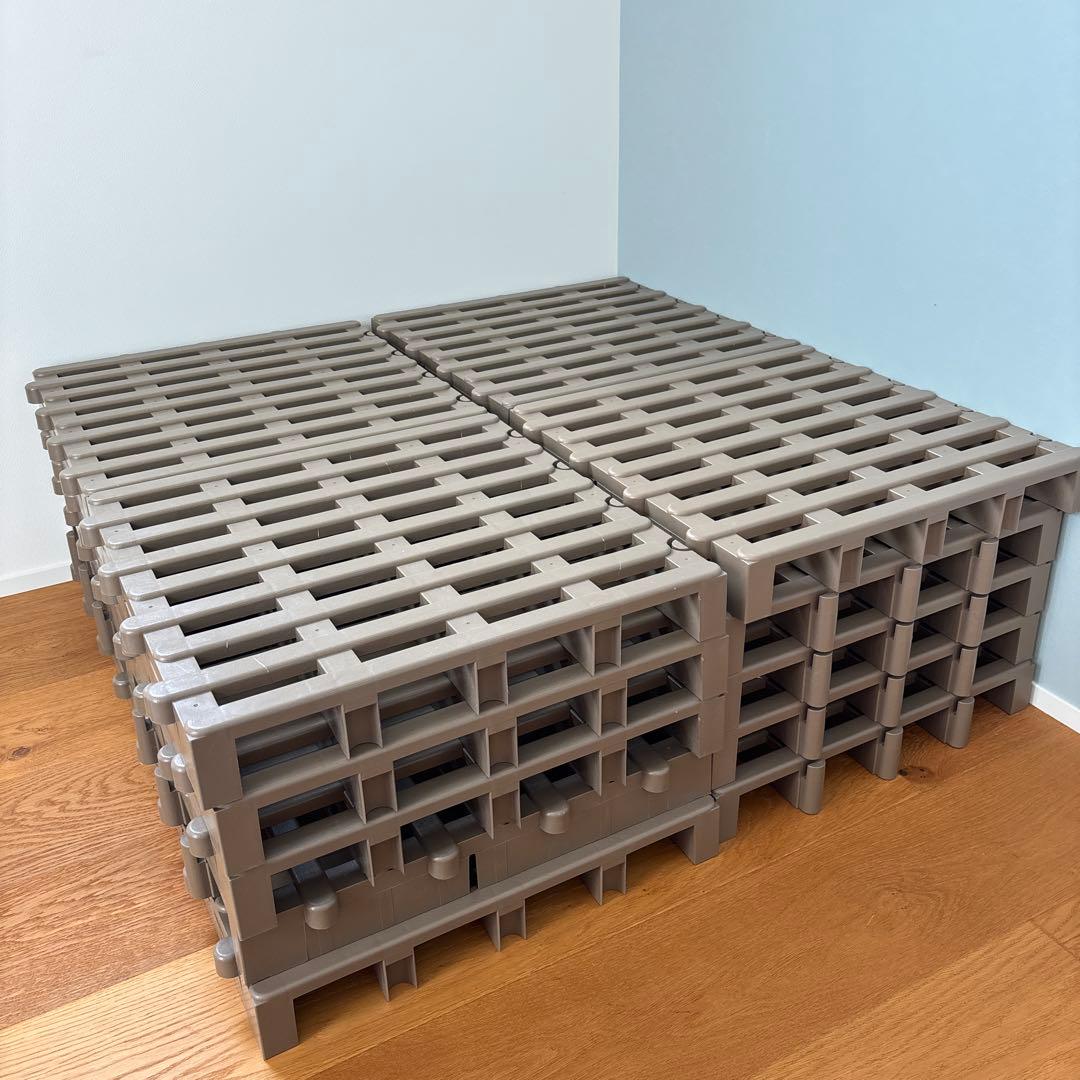 すのこ　ベッド 10個セット 日本製 プラスチック　ジョイントパレット　別売り可
