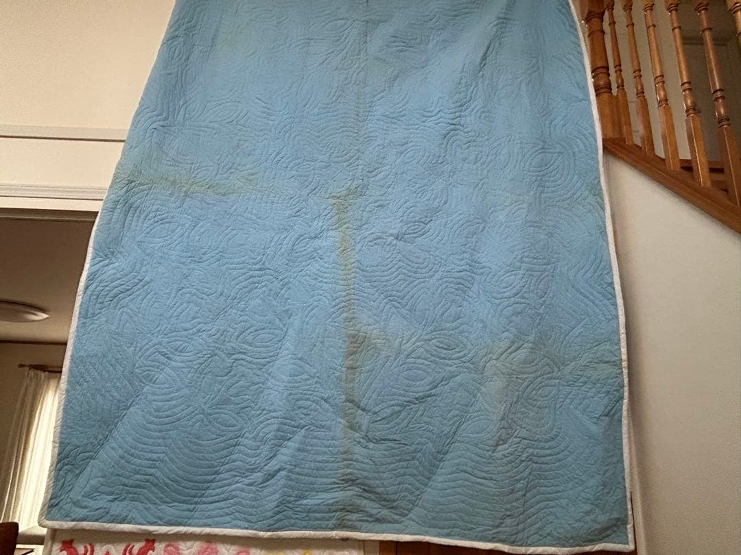 ハワイアンキルト　ベッドカバー