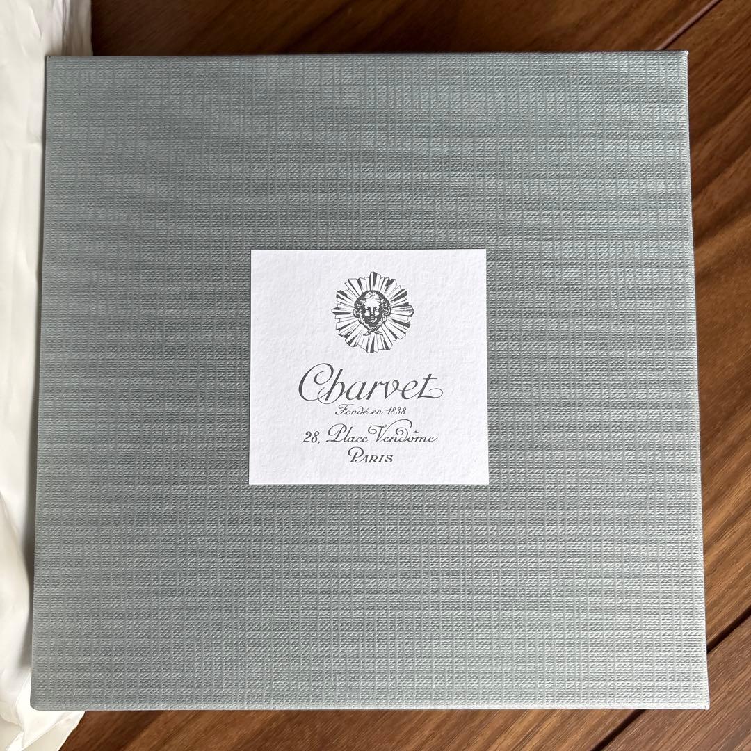 新品未使用 Charvet 革巻き メッシュベルト 箱入り