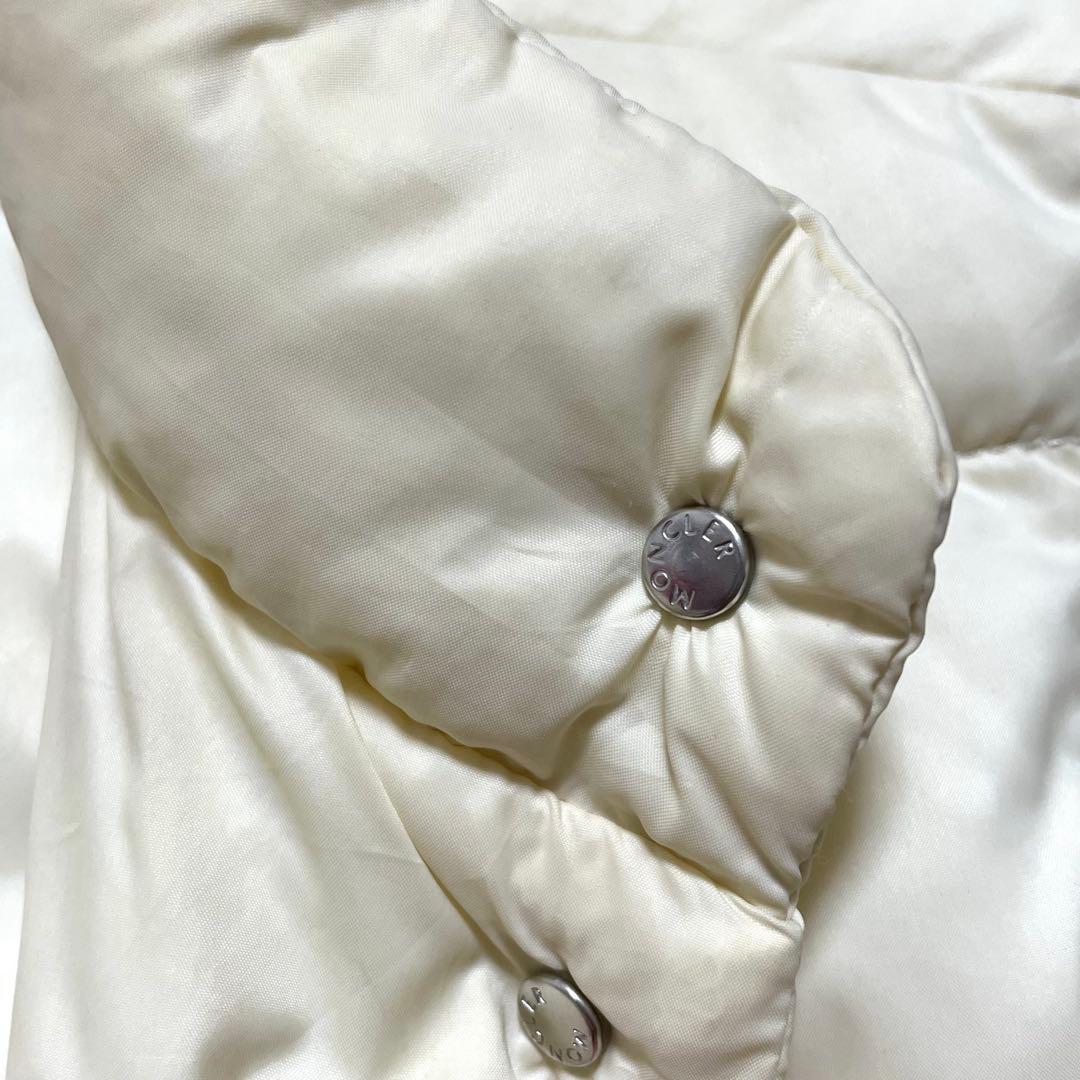 MONCLER モンクレール ダウンベスト サイズ1 クリーム ホワイト