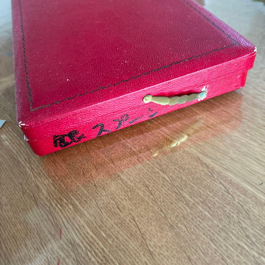 銀製　ストロースプーン　縁起柄