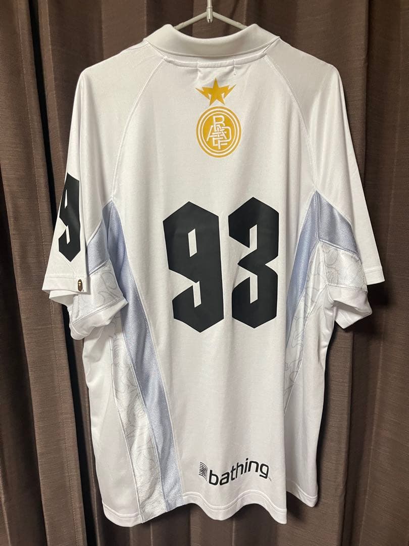 BAPE 93番 ホワイトポロシャツ