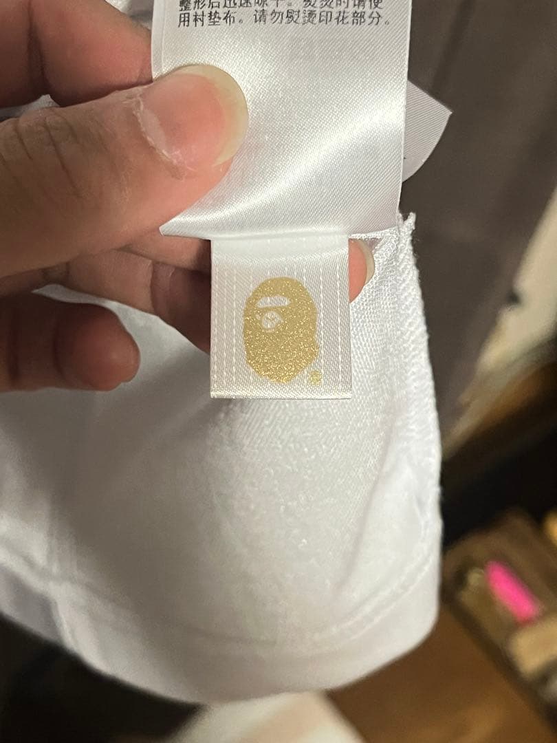 BAPE 93番 ホワイトポロシャツ