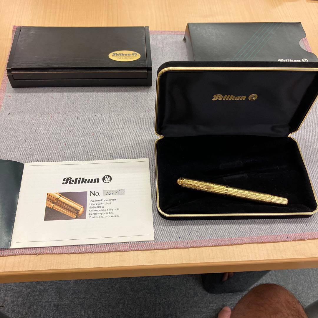 Pelikan M760ペリカン150周年記念 18K B木箱付 未使用品