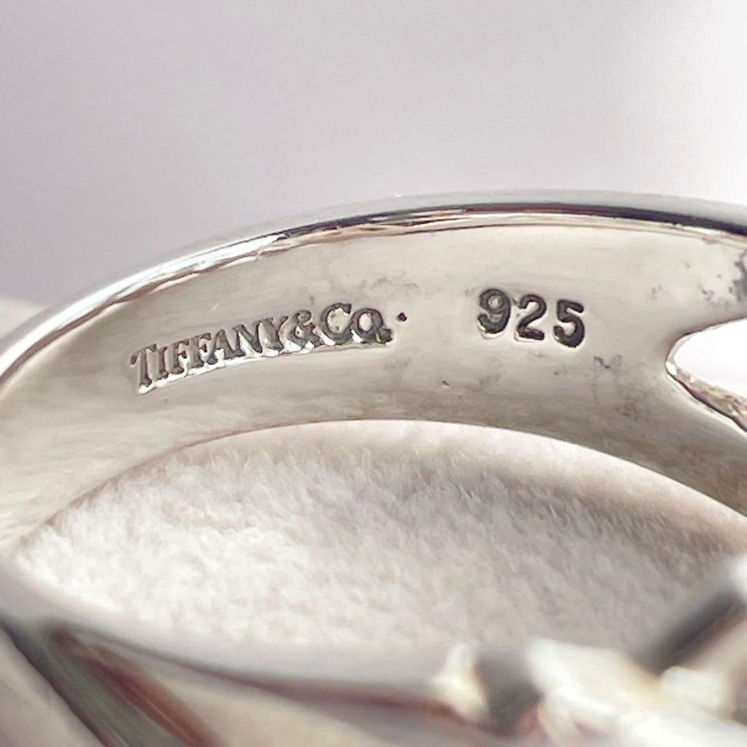 ティファニー トリプルラビングハートリング sv925 シルバー 指輪 14号