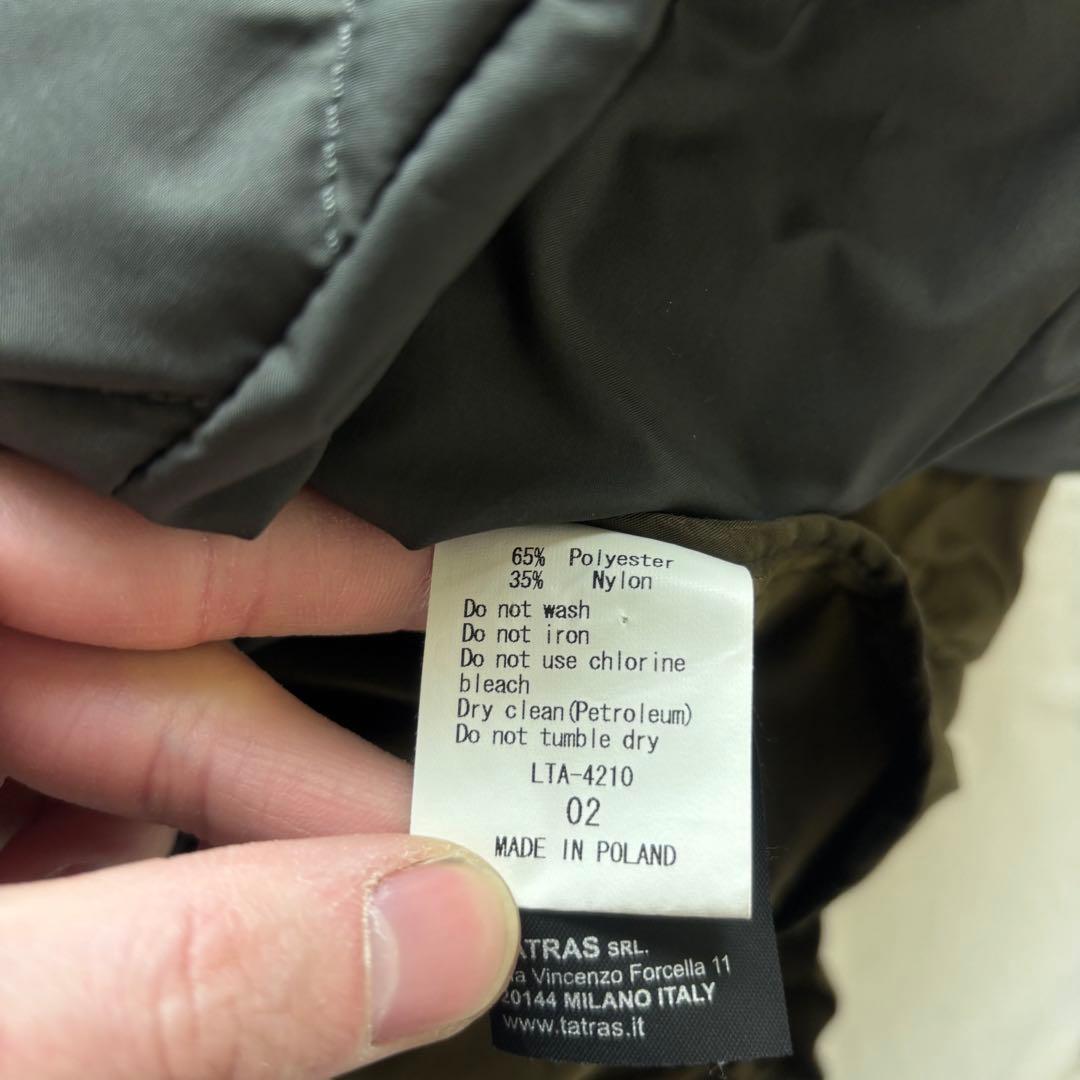 メ*2様 【ec75】TATRAS　ダウンライナー　モッズコート　サイズ2　カー