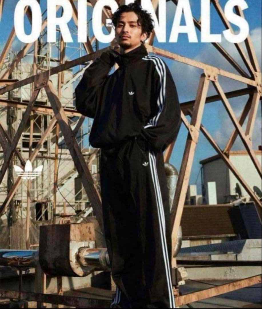 アディダス 黒 ベッケンバウアー ジャージパンツ ジェンダーニュートラル男性XS