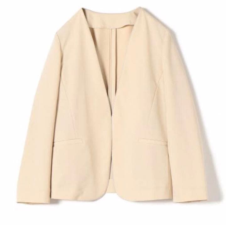 最終値下げ　新タグ ウォッシャブルノーラペルジャケットとパンツのセットアップ36