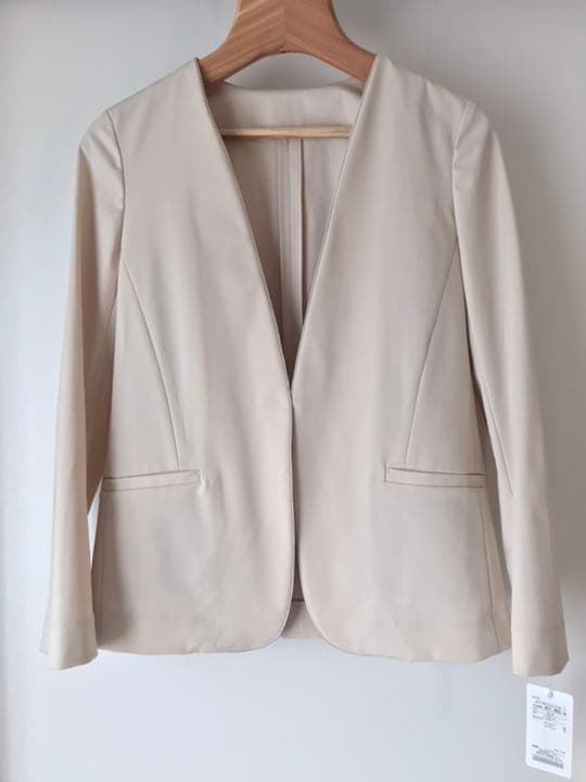 最終値下げ　新タグ ウォッシャブルノーラペルジャケットとパンツのセットアップ36