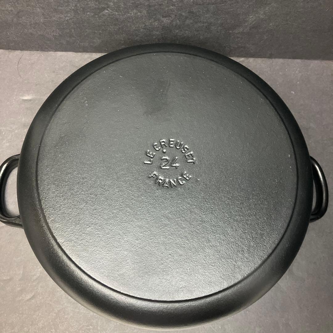 LE CREUSET ルクルーゼ　ココット　ジャポネーズ　24㎝　ブラック