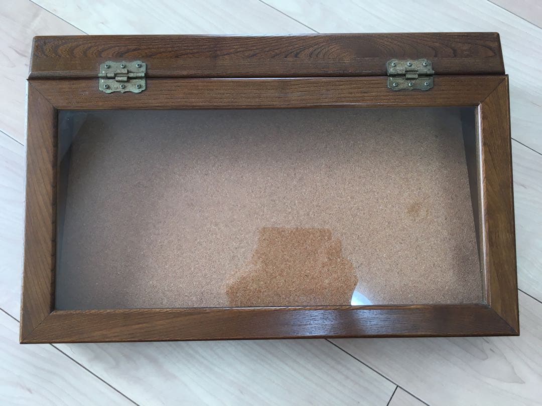 コレクションケース　木製　ガラス　ディスプレイ