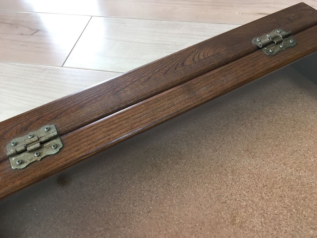 コレクションケース　木製　ガラス　ディスプレイ