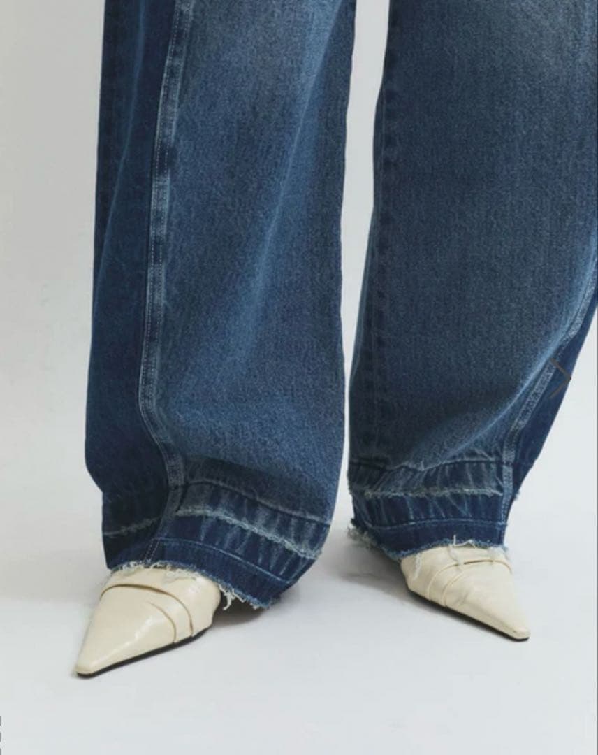 リメイクライクコントラストデニム ADAM ET ROPE' FEMME