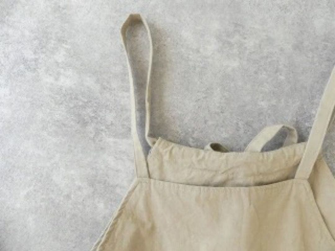 未使用！タグ付きGauze (ガーゼ) インディゴトラバイユサロペット