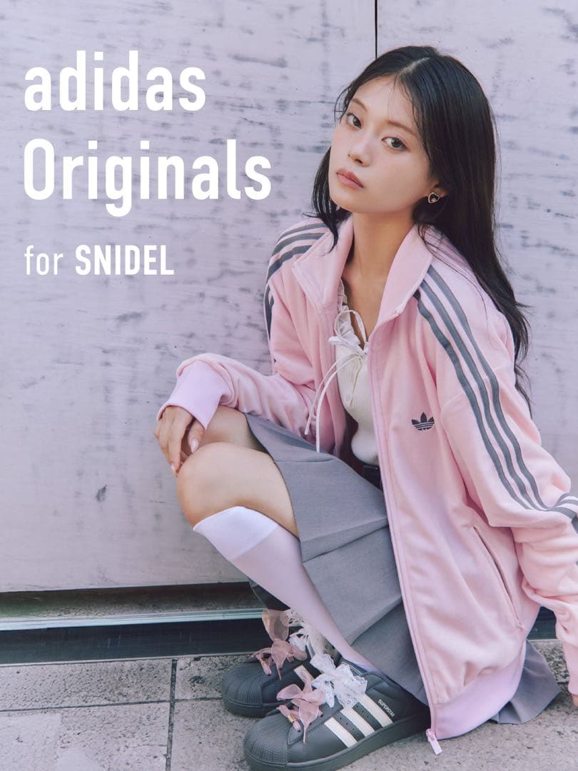 adidas Originals for SNIDELベロアトラックジャケット