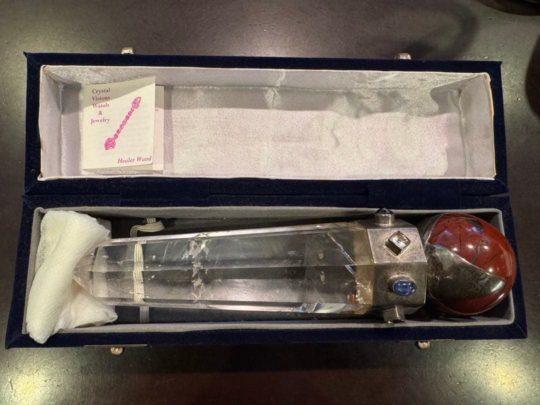 【限定特価】クリスタルワンド(パワーストーン多数付属)