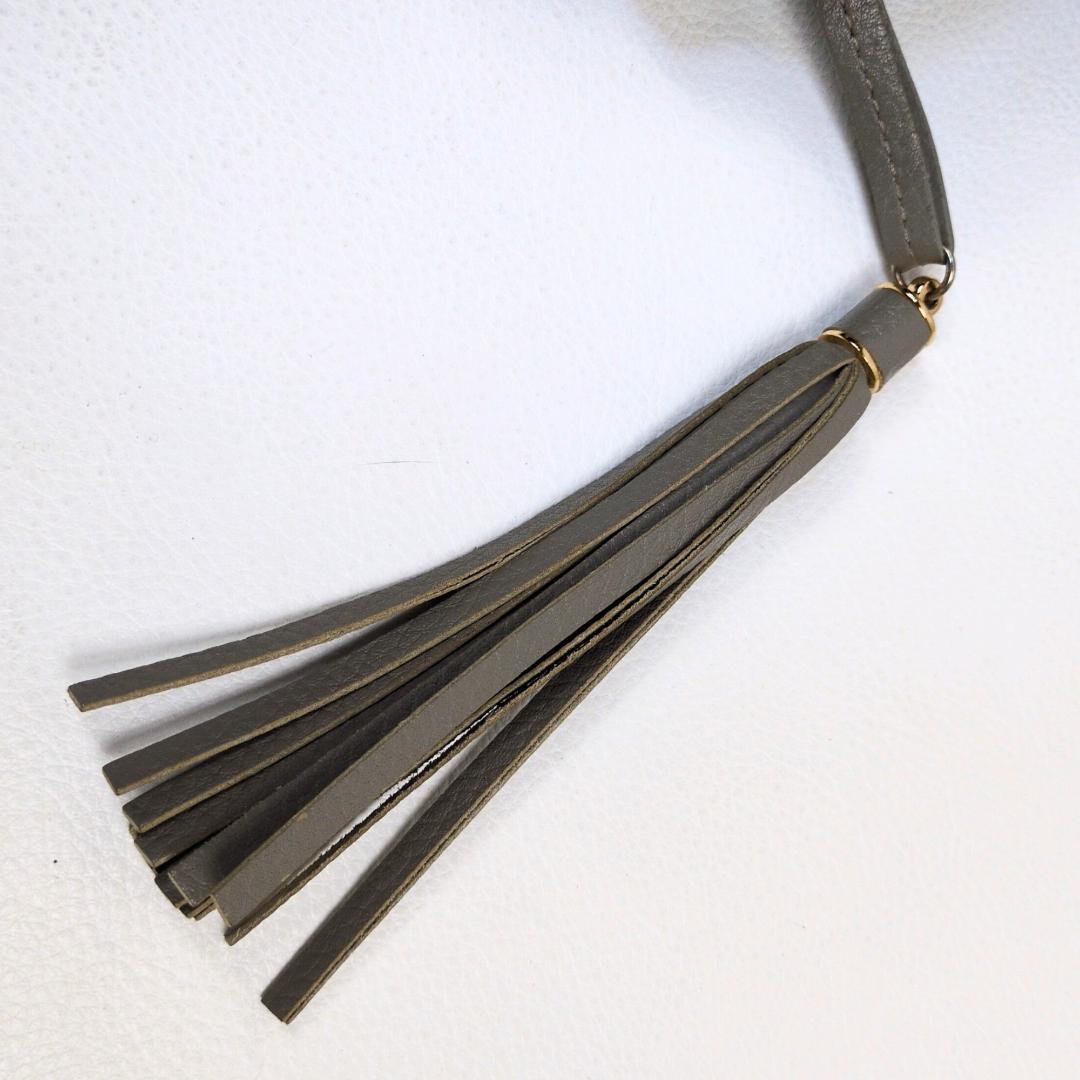 ATAO アタオ ファンクヴィ トートバッグ ハンドバッグ グレージュ シボ