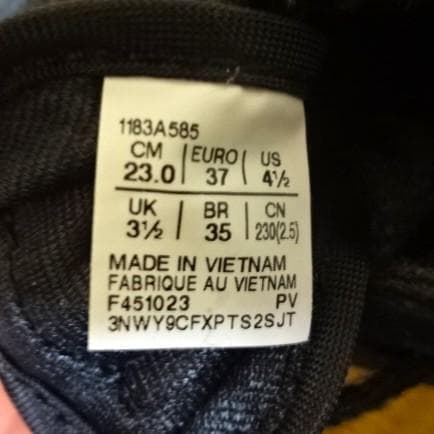 1/5まで値下】オニツカタイガー デレゲーションチャンク 23cm 厚底 箱なし