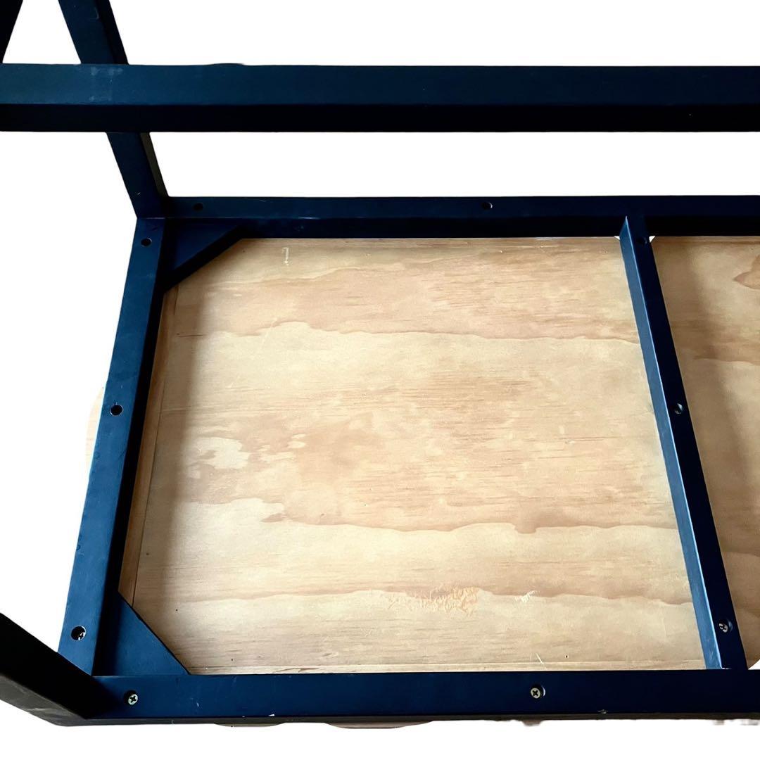 ヘリンボーン ローテーブル カフェテーブル インダストリアル 幅100cm