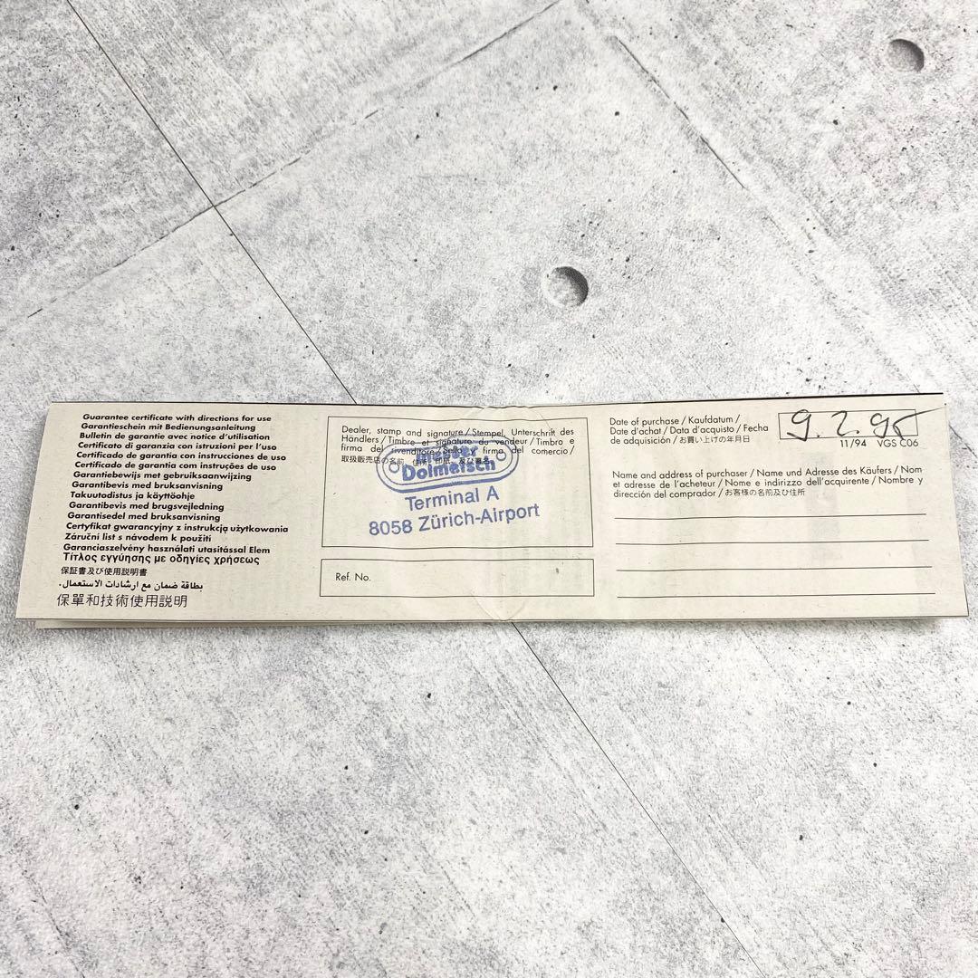 未使用品 スウォッチ クロノグラフ MOON DATE SCN402 1995年