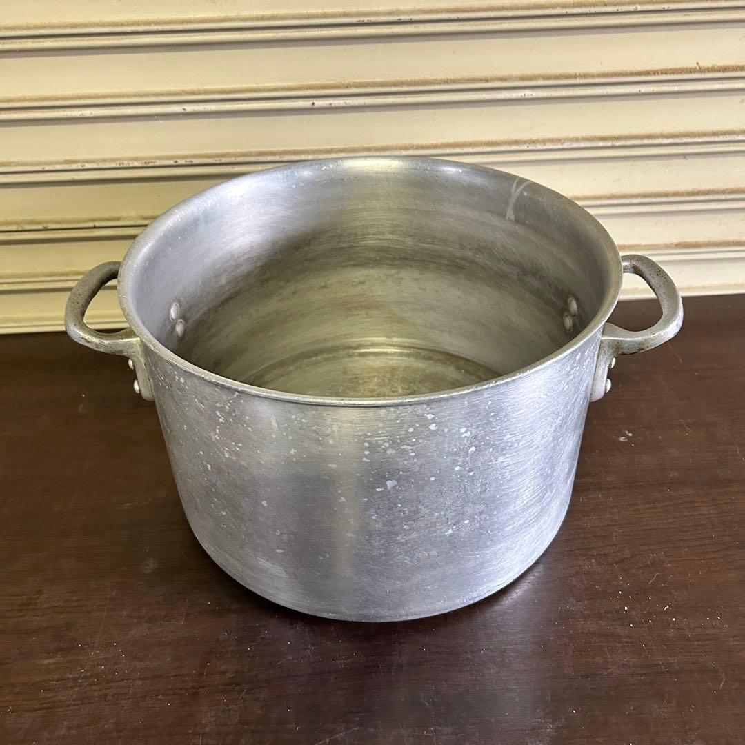 CE256★アルミ製★ 両手鍋 直径35㎝ 深型両手鍋 調理小物 312
