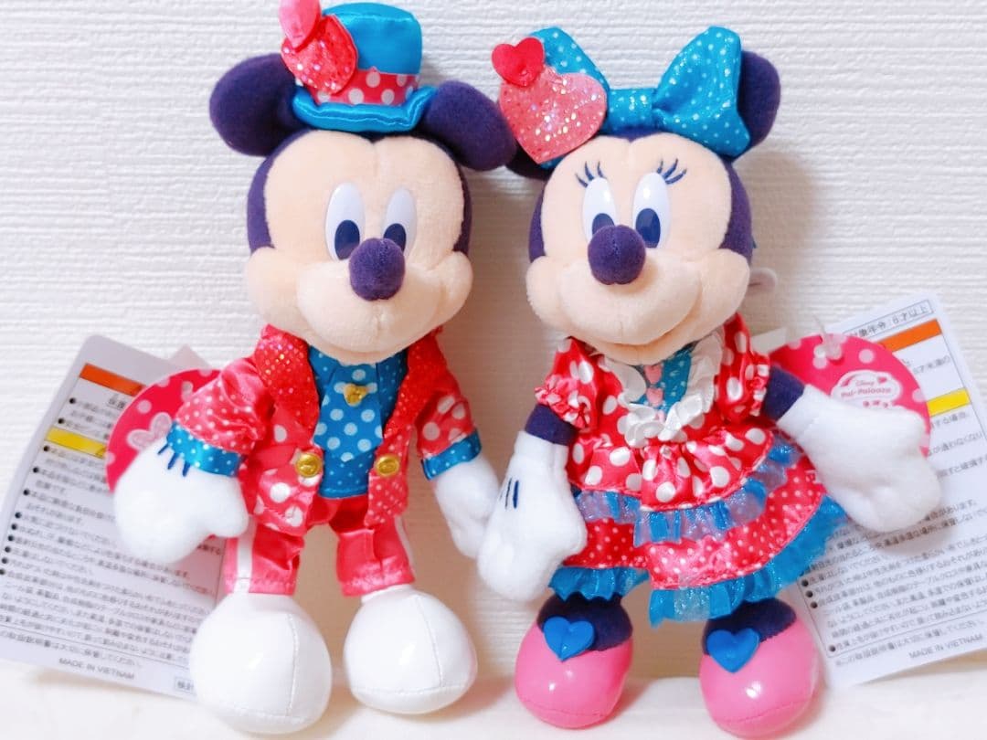 ミニーファンダーランド　ぬいぐるみバッジ　ミッキー　ディズニーランドパルパルーザ