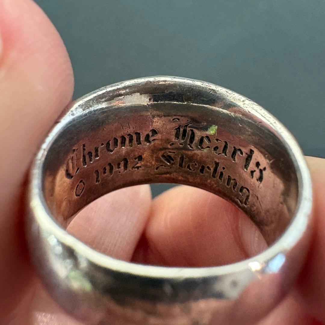 クロムハーツ　フローラルクロスリング　16号