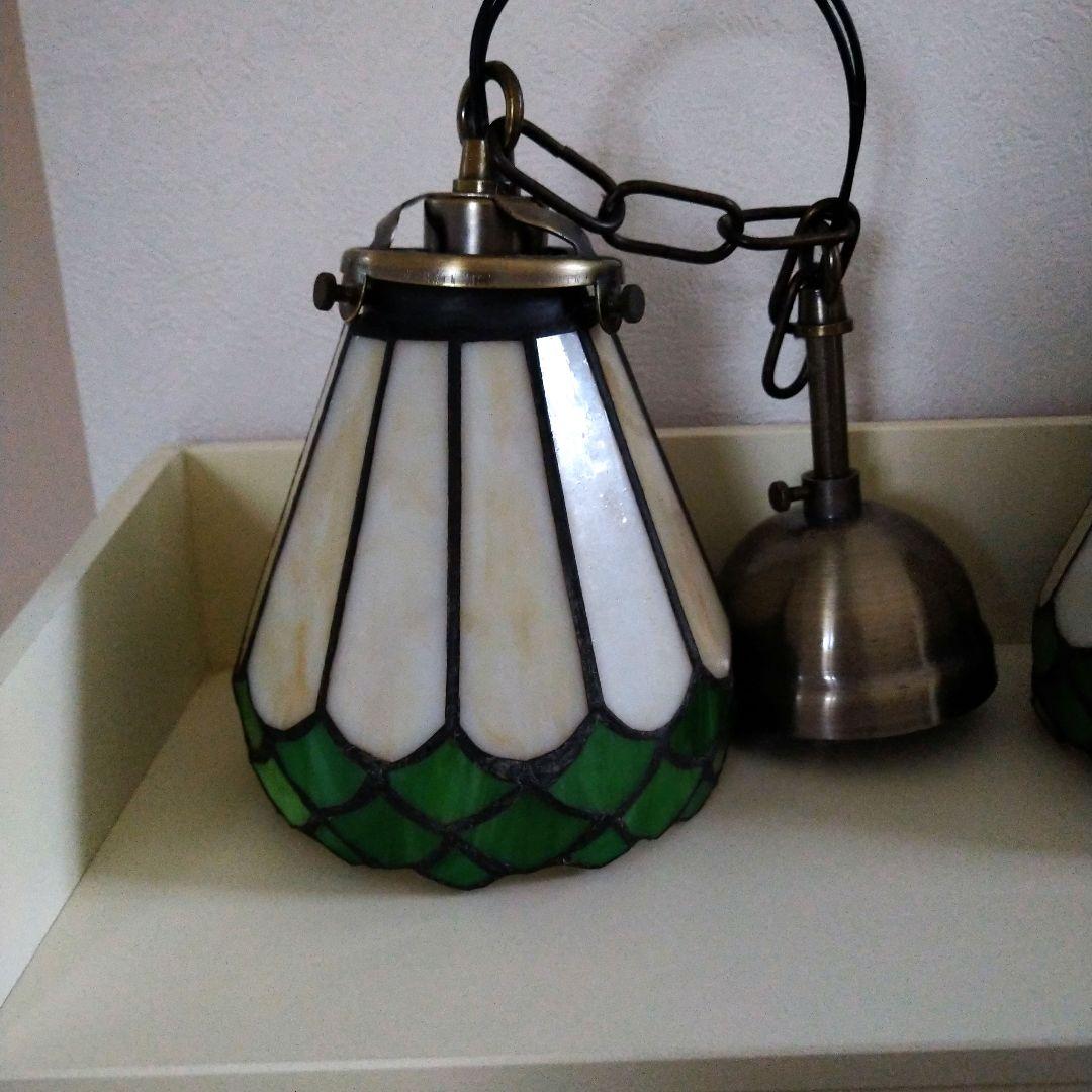 ステンドグラス風ランプシェード2個セット