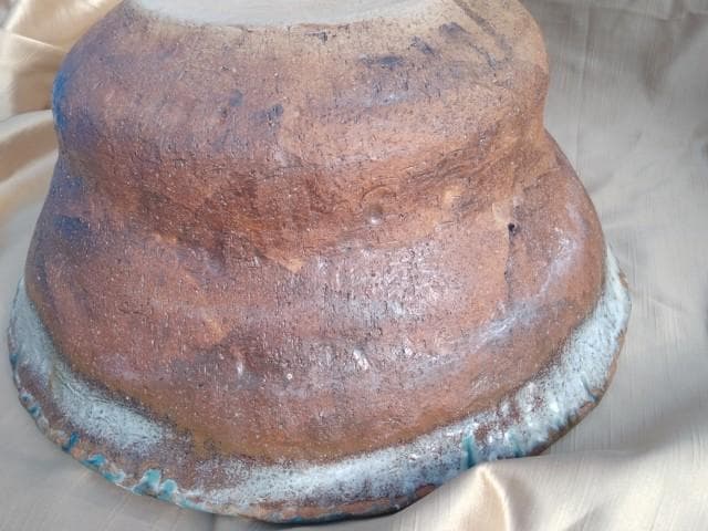 水鉢・睡蓮鉢　雄大　粗々・荒々しさ　繊細　 42x20cm