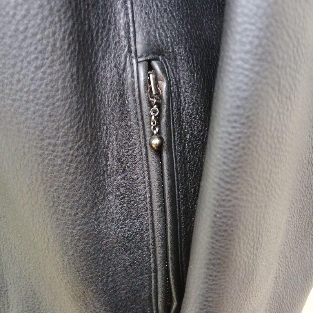 5351POURLESHOMMESシングルライダースジャケットサイズ3