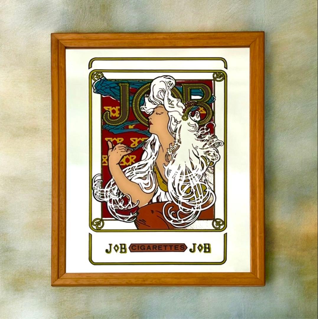 せ15【希少美品】ミュシャ パブミラー アルフォンス・ミュシャ 1896年