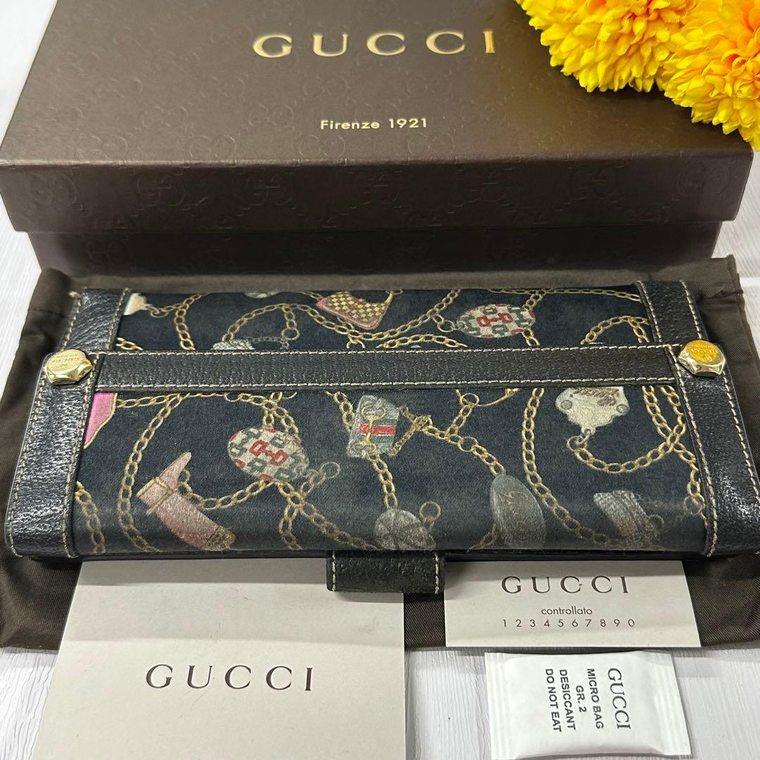 新品同様‼️ 希少　グッチ　GUCCI 財布　長財布　コンチネンタル　ウォレット