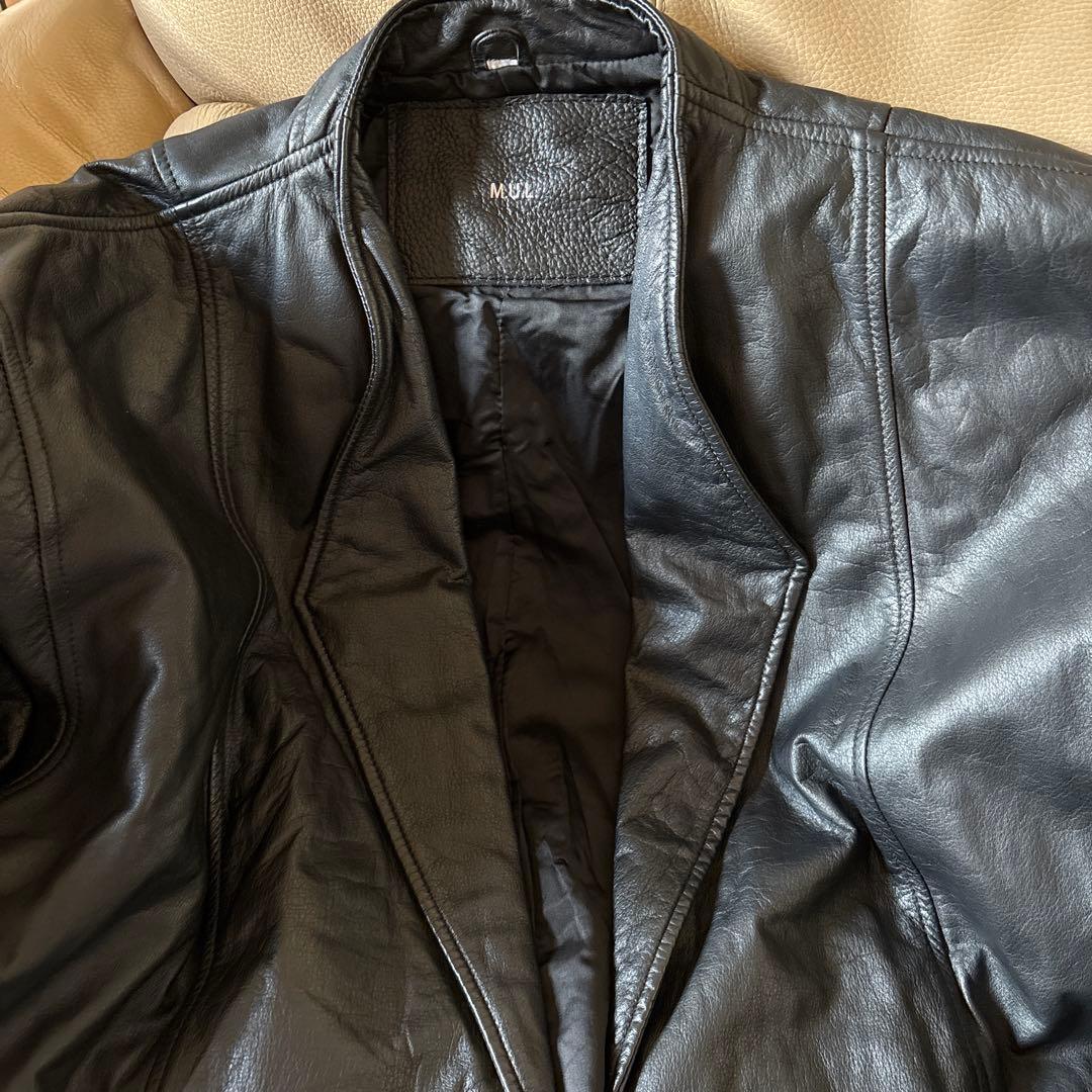 新品タグ付き♡M.U.L.♡レザーコート♡seven fairy♡ブラック