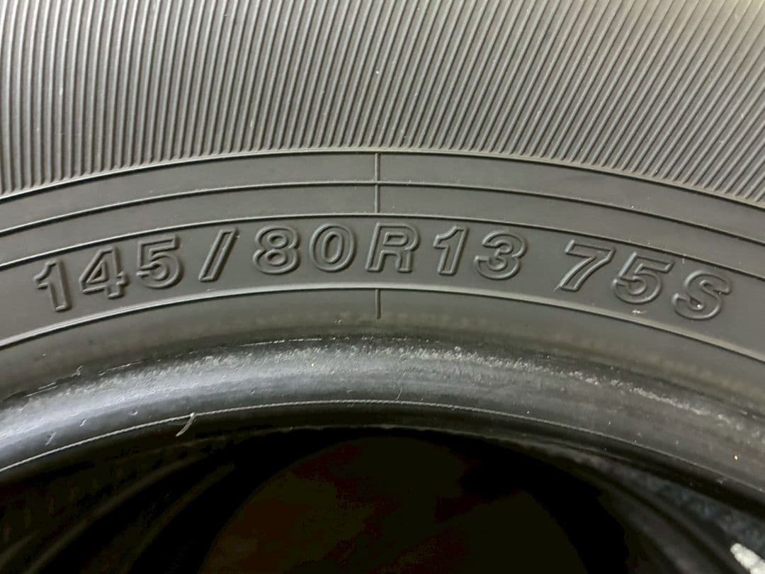 送料込み‼️ 145/80R13 2023年製 国産 バリ山 ノーマルタイヤ