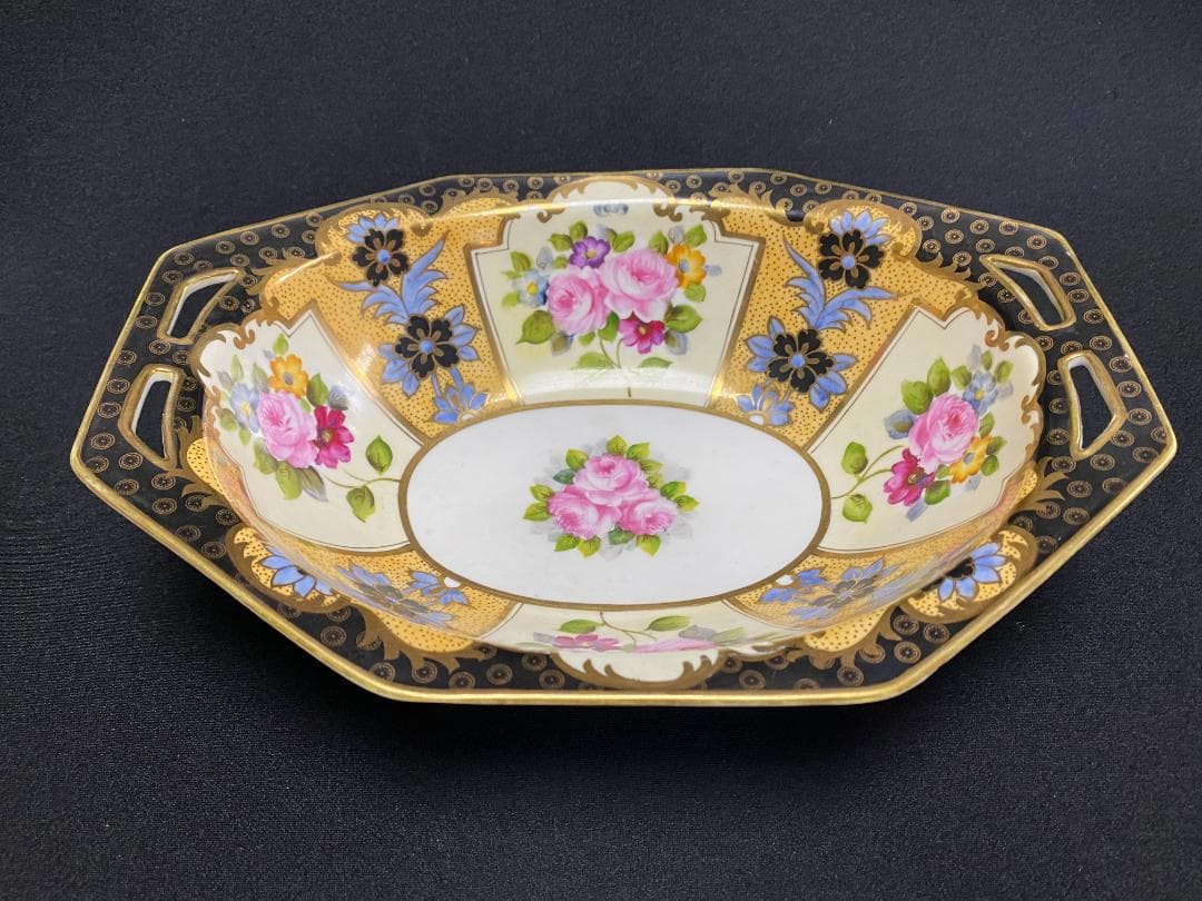 オールドノリタケ 手描き深鉢