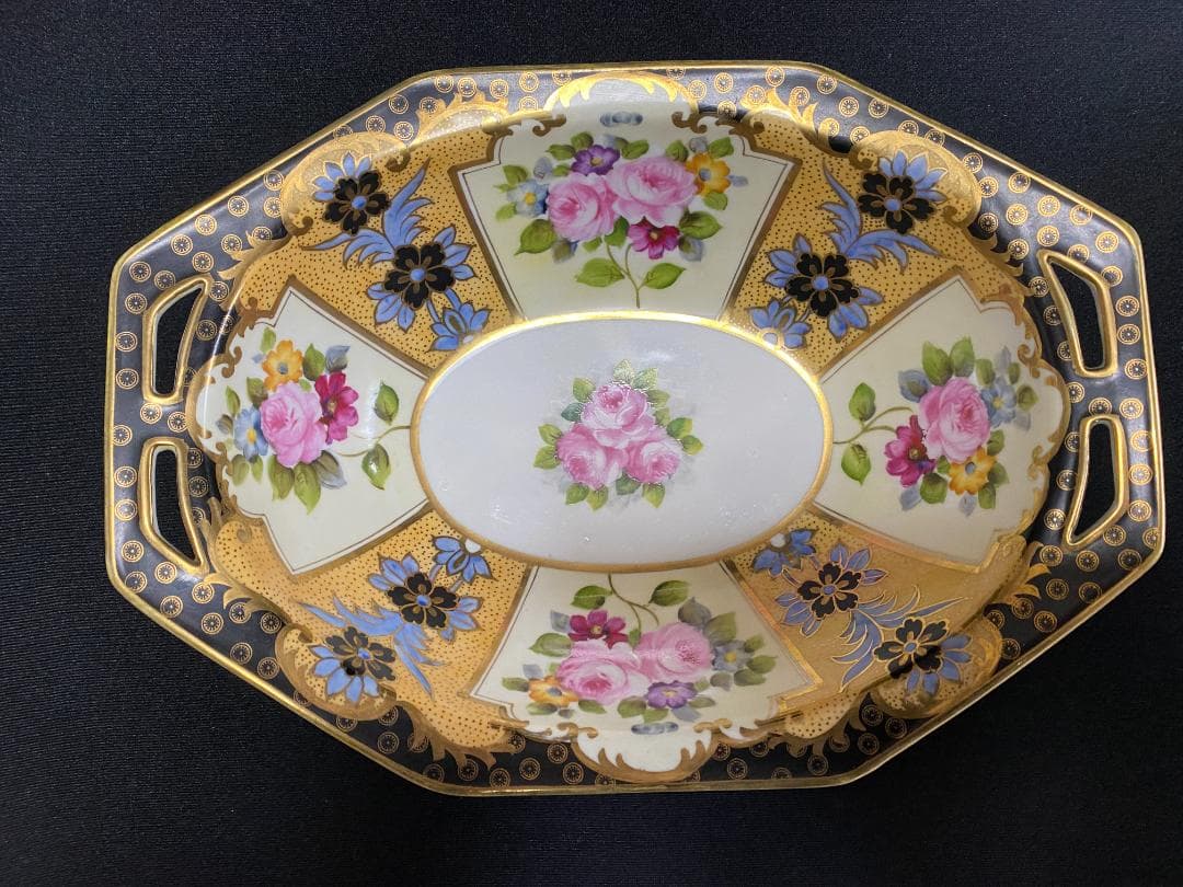 オールドノリタケ 手描き深鉢