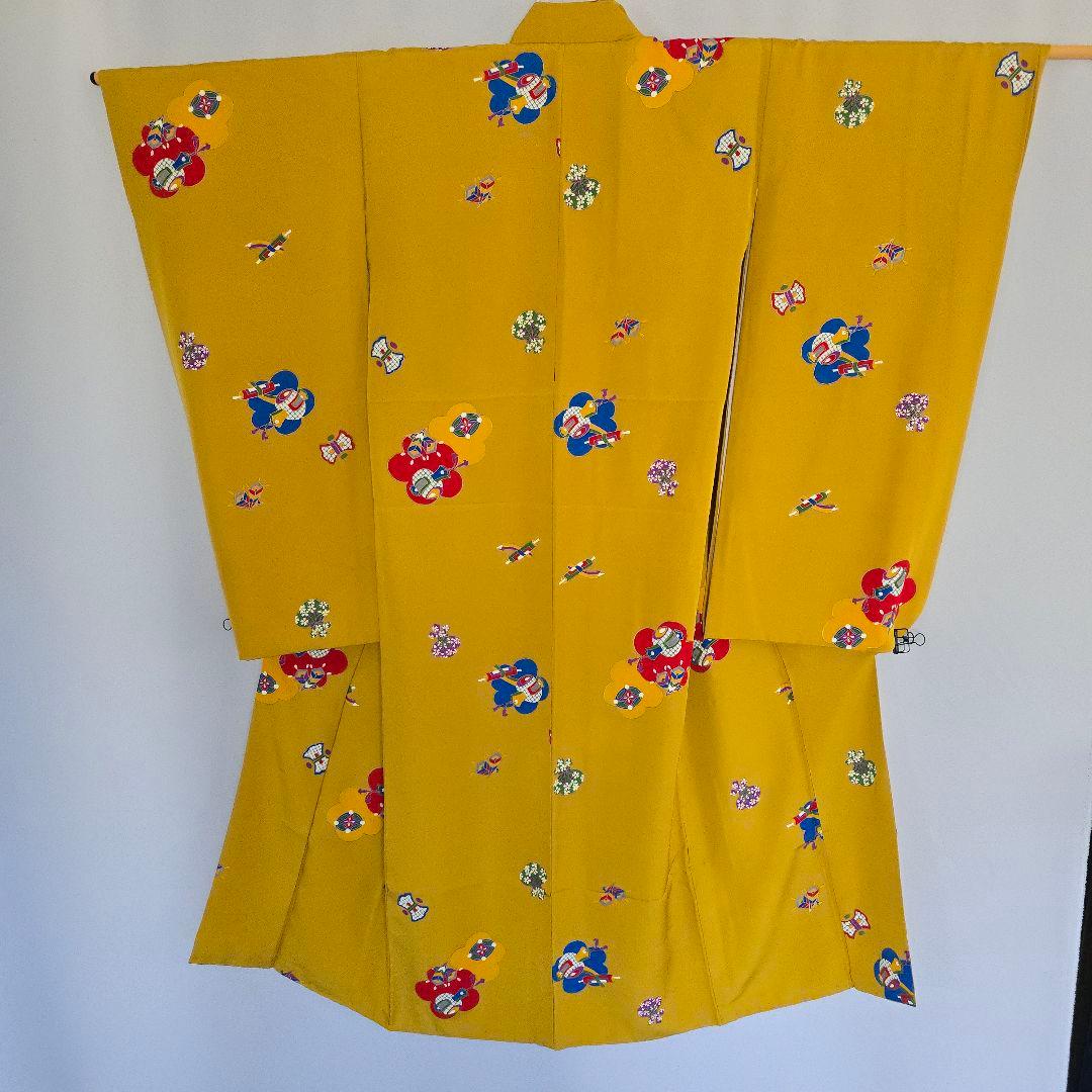 七五三 7歳 お着物セット 着物 作り帯 長襦袢 帯締め 帯揚げ しごき 草履