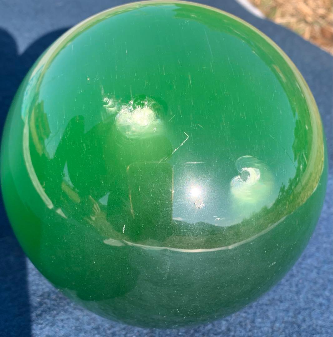 特大　キャットアイ　　グリーン　猫目石　珍品