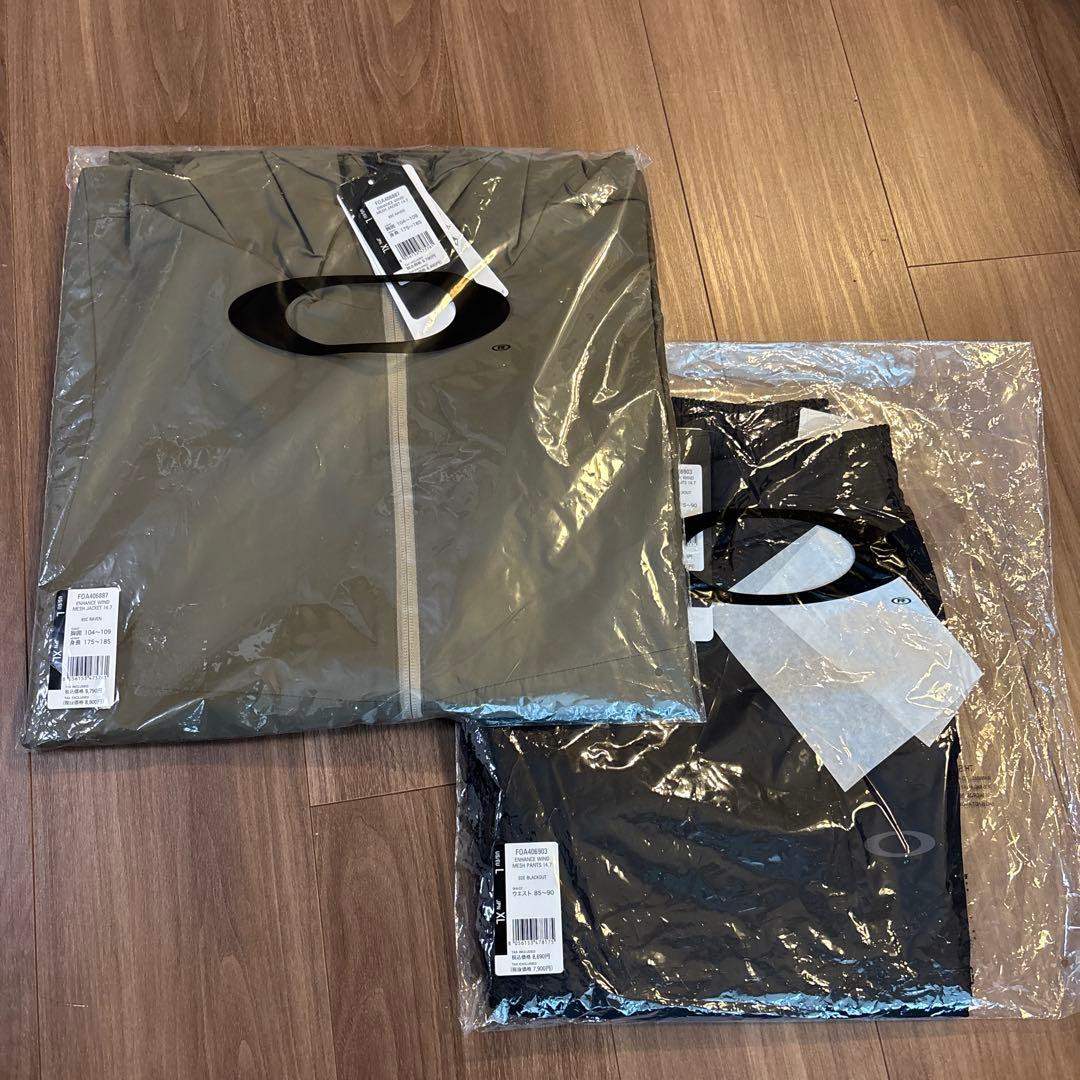 OAKLEY ジャージ上下セット オリーブ XL