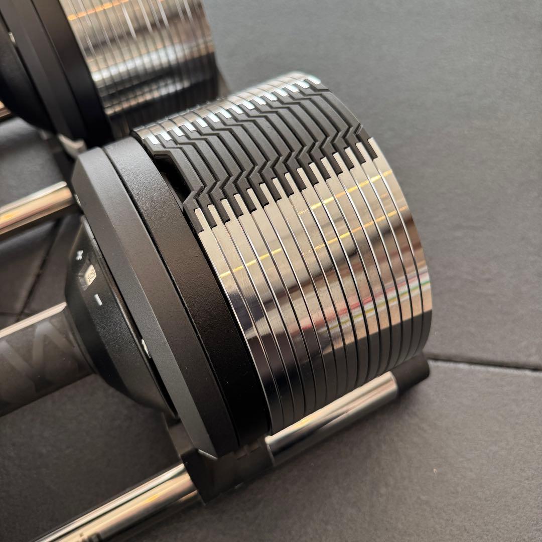 【送料込】ライシン ヘリックスミラー 32kg 1kg刻み 可変式ダンベル ②