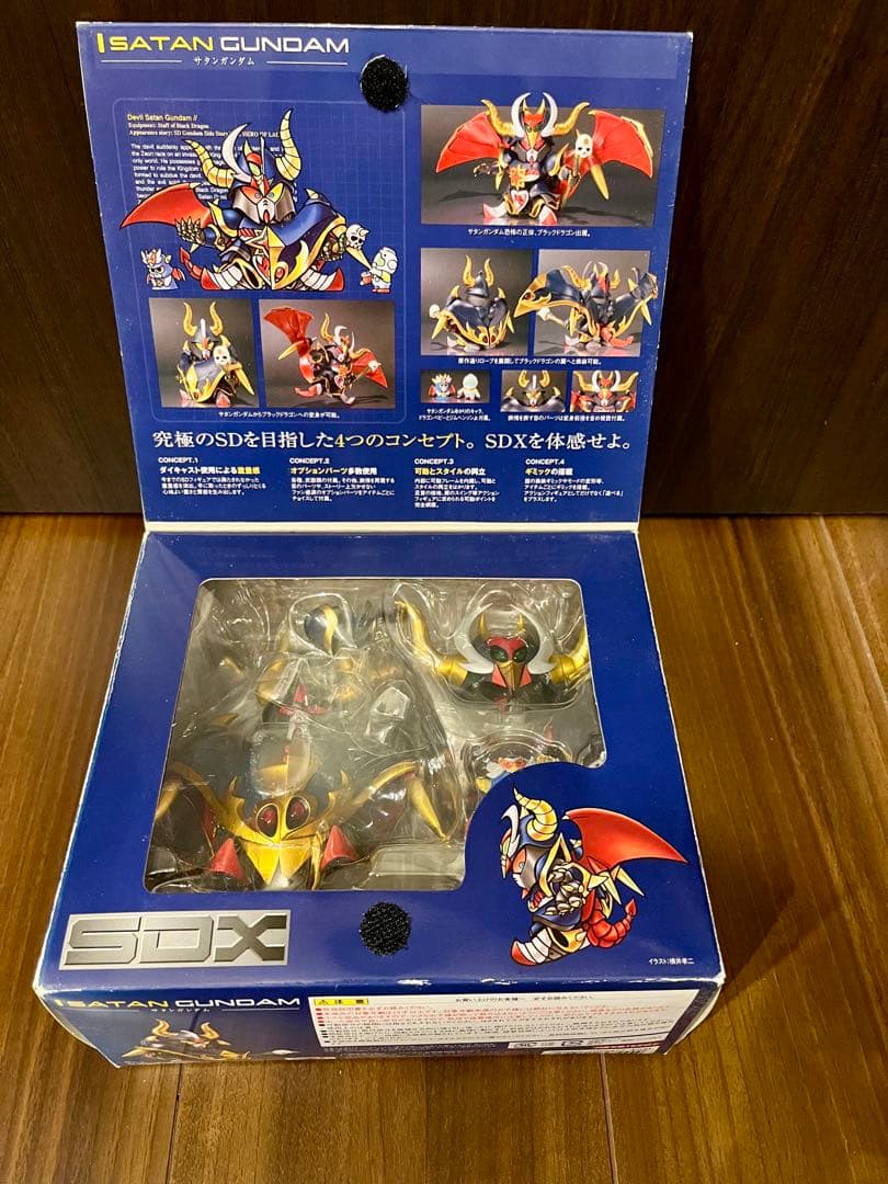 T*J様 ほぼ未使用 SDX サタンガンダム ブラックドラゴン SDガンダム外伝