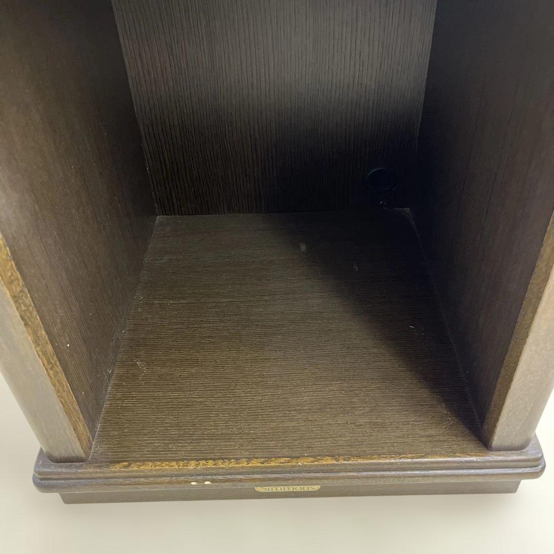 Simmons サイドテーブル ブラウン 引き出し付き