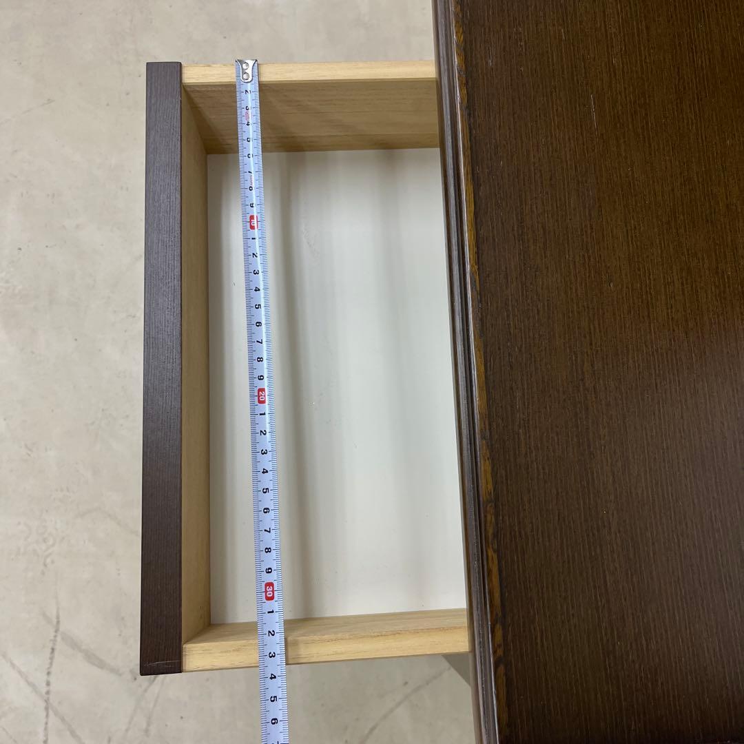 Simmons サイドテーブル ブラウン 引き出し付き