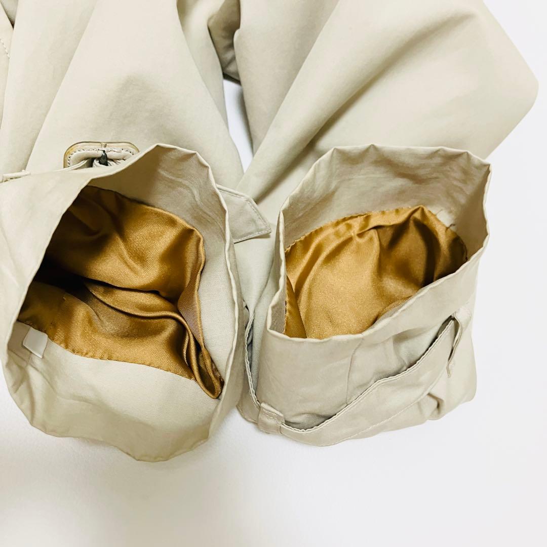 バーバリーズ ベルト付 トレンチ ノバチェック ベージュ ステンカラーコート