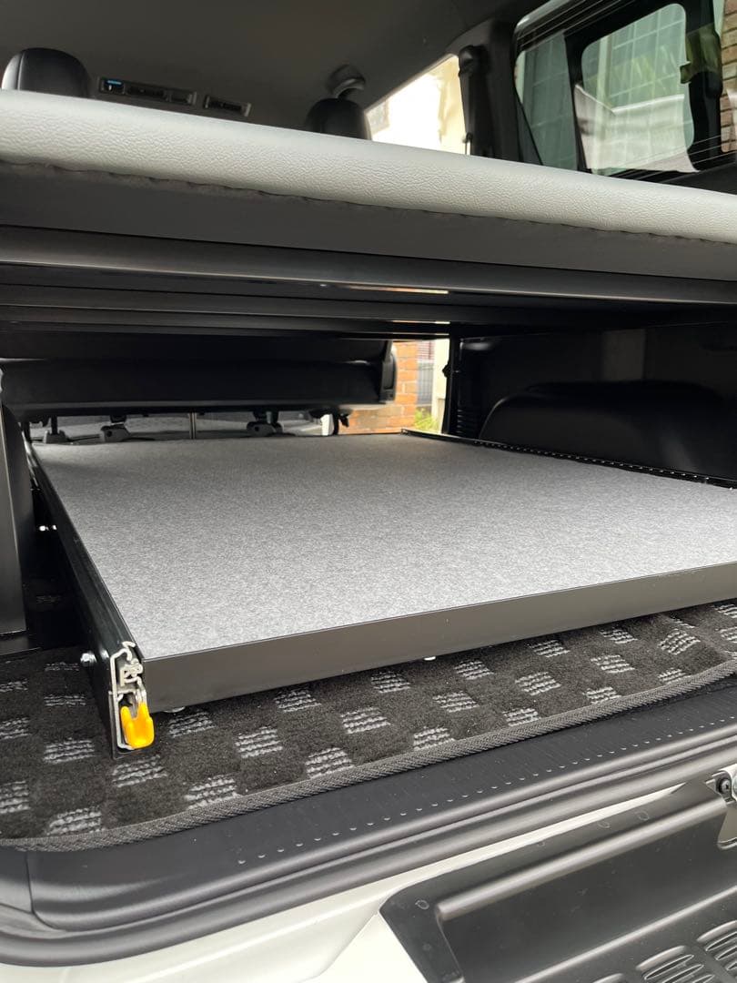 発送は年明け　ハイエース スライドフロア 150cm 棚板、フェルト付フルキット