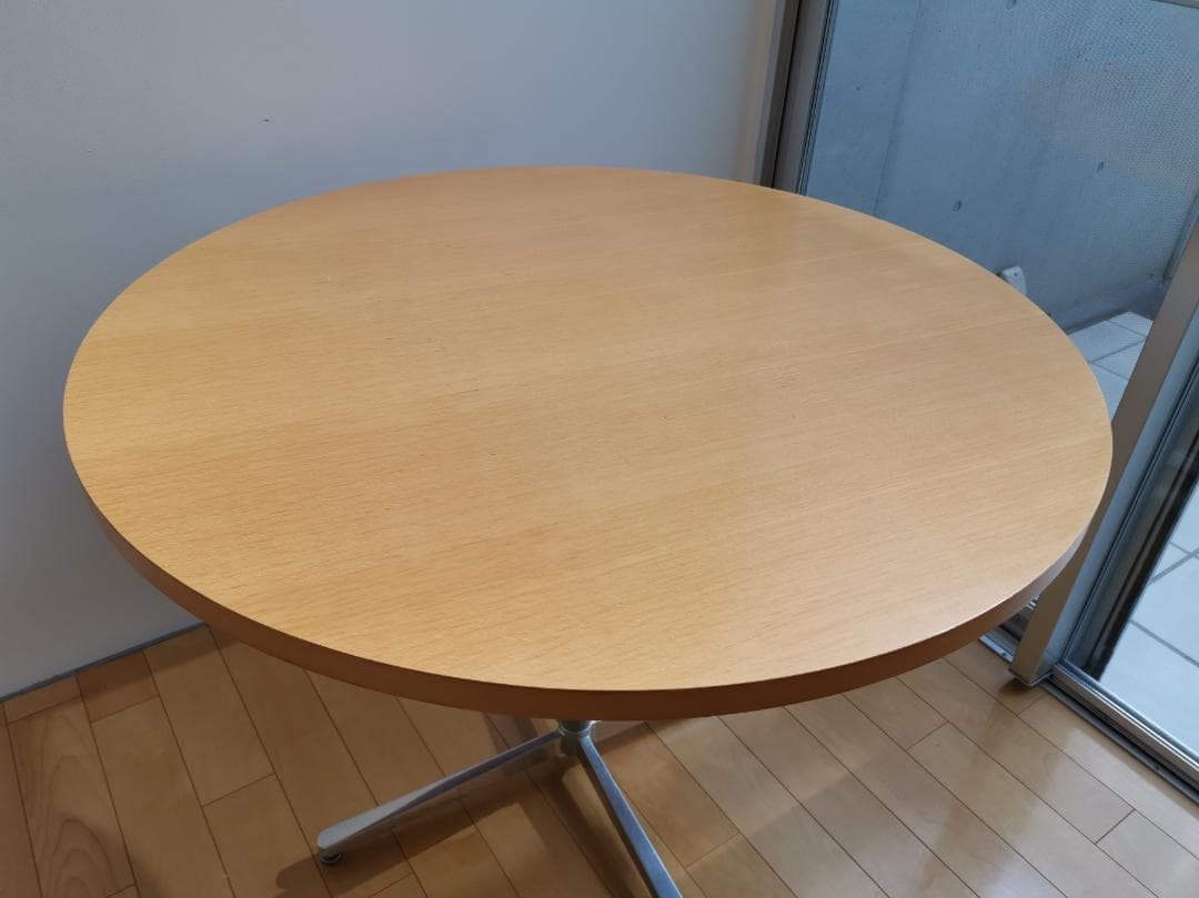 【美品】IDEE ラウンド ダイニングテーブル φ100cm 4人掛け 北欧風