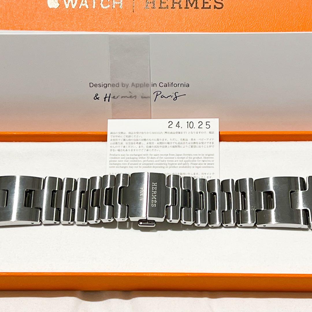 【ひろ】Apple Watch HERMES サティネ グランH 46mm