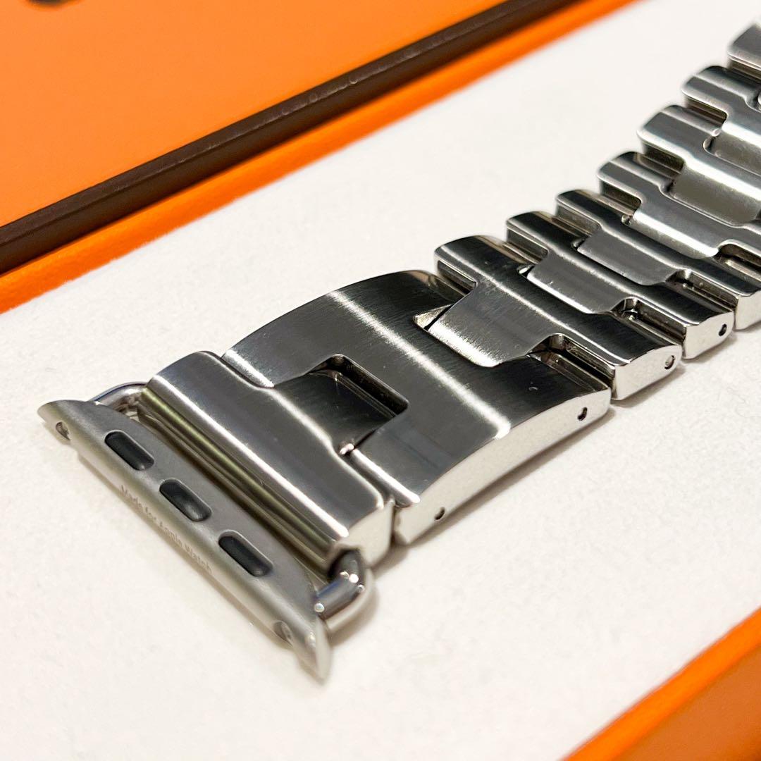 【ひろ】Apple Watch HERMES サティネ グランH 46mm